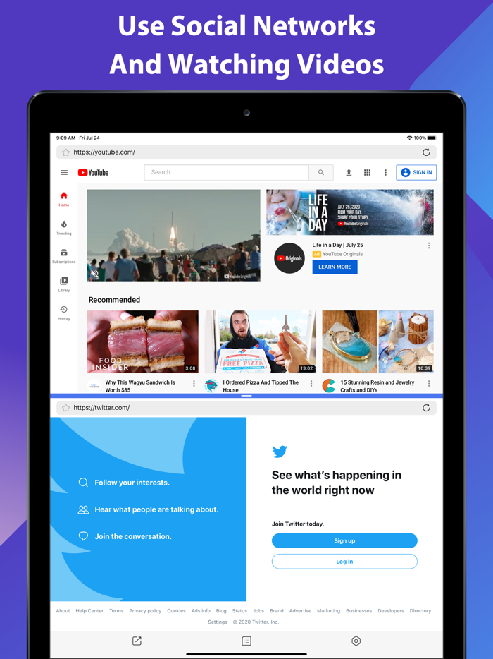 Split Screen - Dual Window