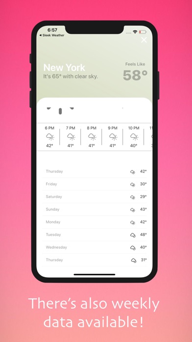 Sleek Weather App screenshot 4