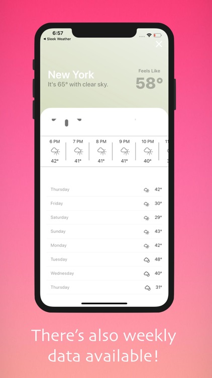 Sleek Weather App screenshot-3