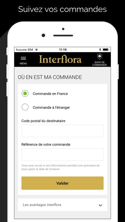 Interflora livraison de fleurs screenshot-3