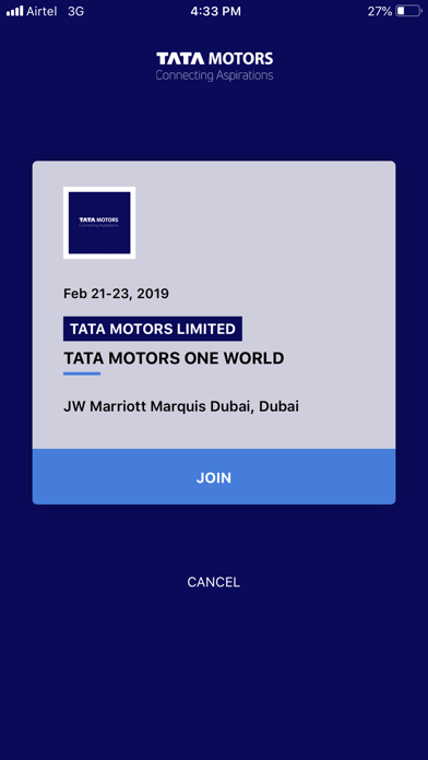 How to cancel & delete Tata Motors One World from iphone & ipad 3