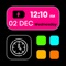 Widgets Digital Bar lets you add stylish widgets directly onto your home screen