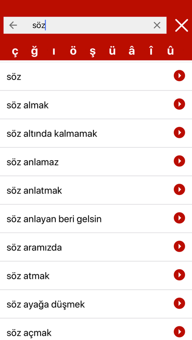 TDK Türkçe Sözlük screenshot 2