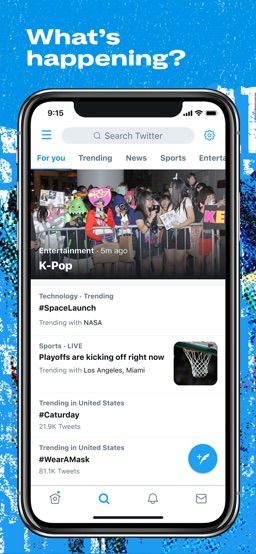 Twitter app screenshot