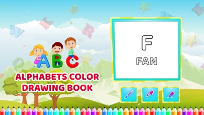 How to cancel & delete Alfabets Colour Drawing Book from iphone & ipad 1
