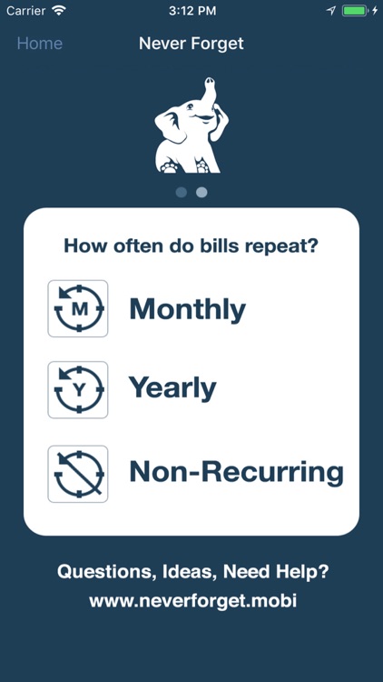 Never Forget - Bill Management screenshot-3