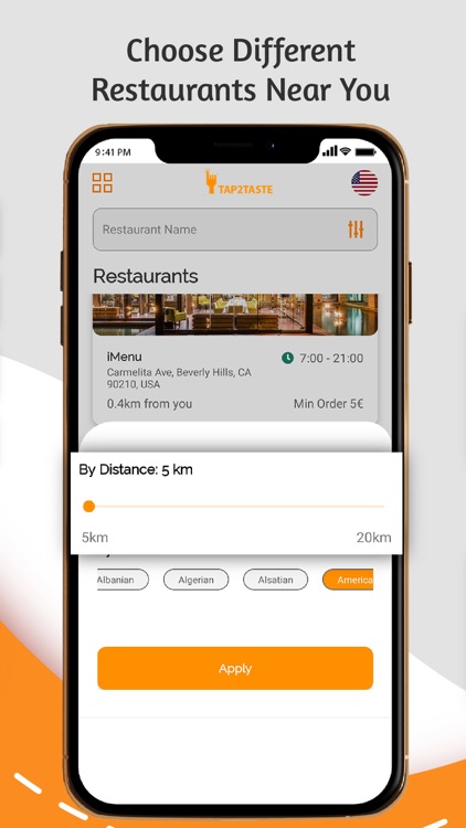Tap2Taste: Order food app