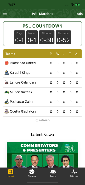 PSL 5 - Live Cricket Matches