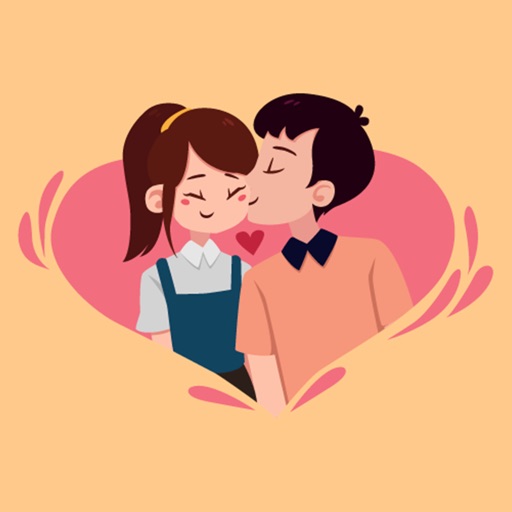love cute couple stickers