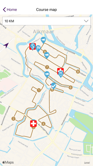 Alkmaar City Run by night screenshot 3