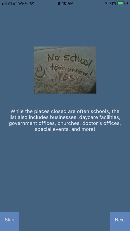 RUClosed - school/work closed?