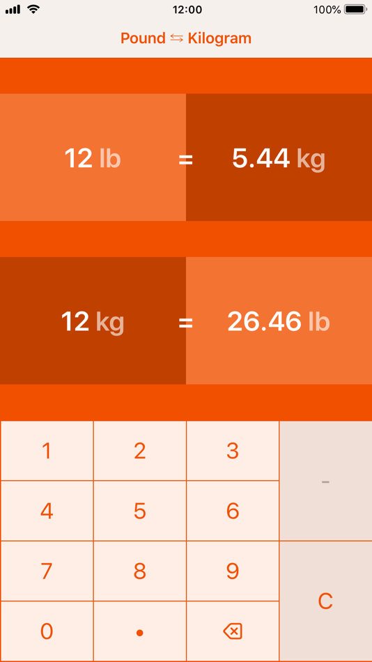 #2. Pounds to Kilograms lb to kg (iOS) Με: Thomas Pelster.