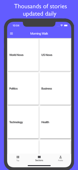 Morning Walk - AI News Reader(圖1)-速報App