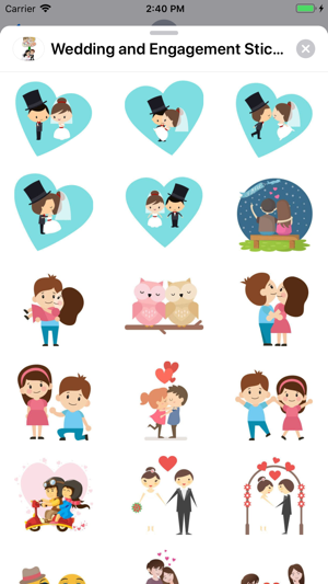 Wedding & Engagement Stickers(圖5)-速報App