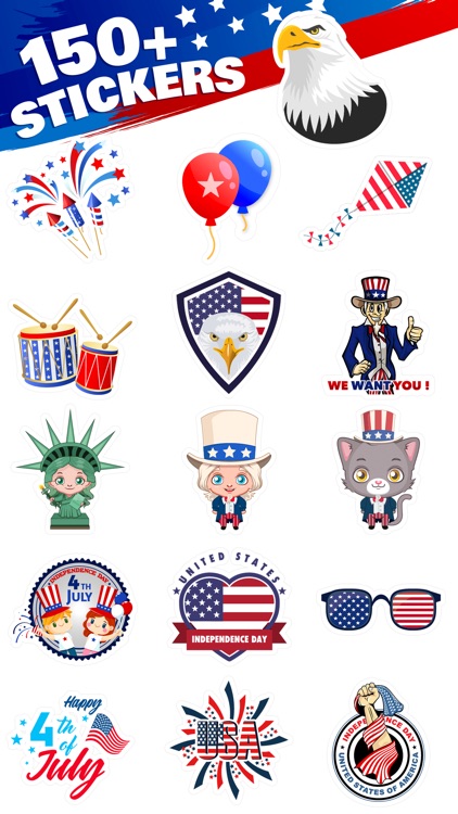 4th of July Stickers ⋆