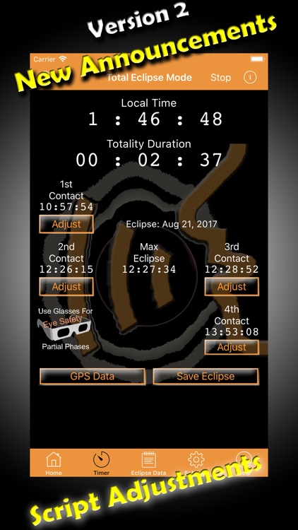 Solar Eclipse Timer