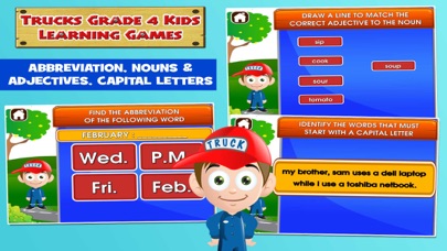 How to cancel & delete Kids Trucks Fourth Grade Games from iphone & ipad 2