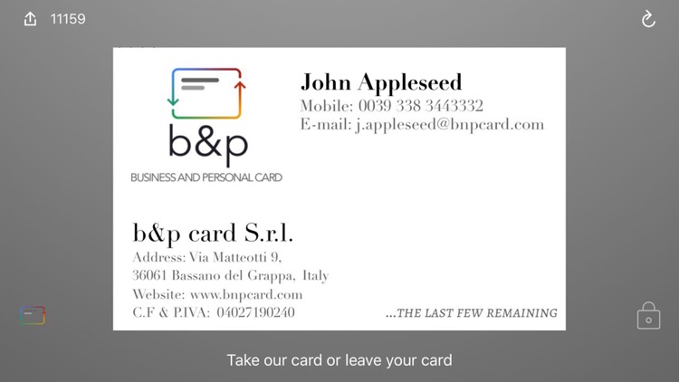 b&p card