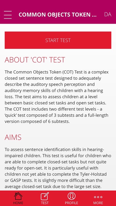 How to cancel & delete COT Test Lite from iphone & ipad 1