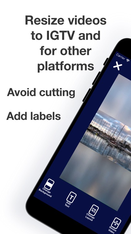 Video Resizer for IGTV & frame