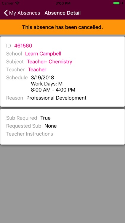 SubConnect for Teachers screenshot-6