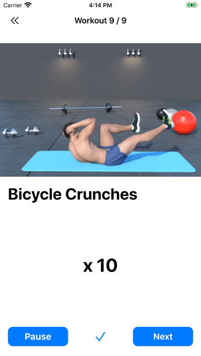 Home Workout - Men Fitness screenshot 3