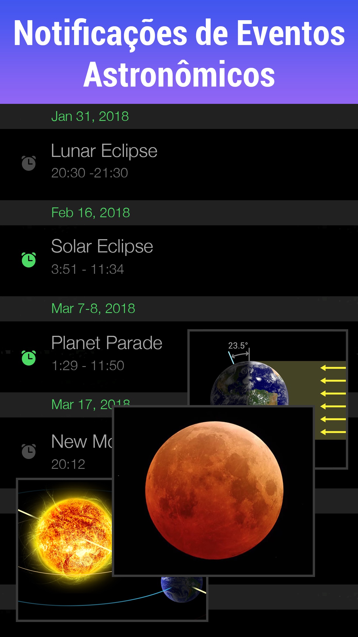 Screenshot do app Star Walk - Guia de astronomia