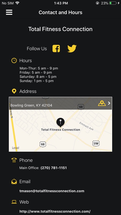 Total Fitness Connection - Locations - Bowling Green, Kentucky