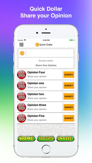 How to cancel & delete Quick Dollar App - Surveys from iphone & ipad 1