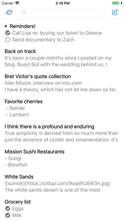 Simplenote screenshot-0