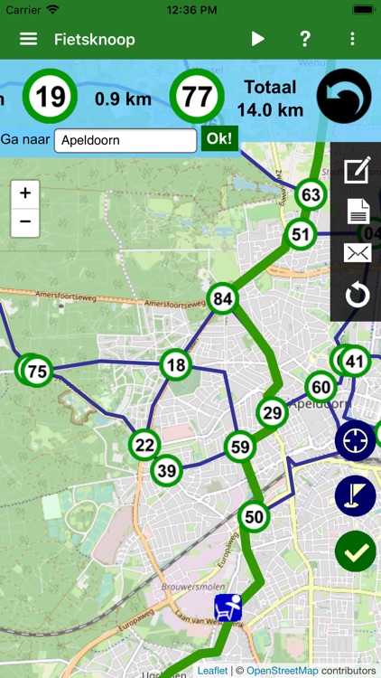 Fietsknoop dé handige fietsapp
