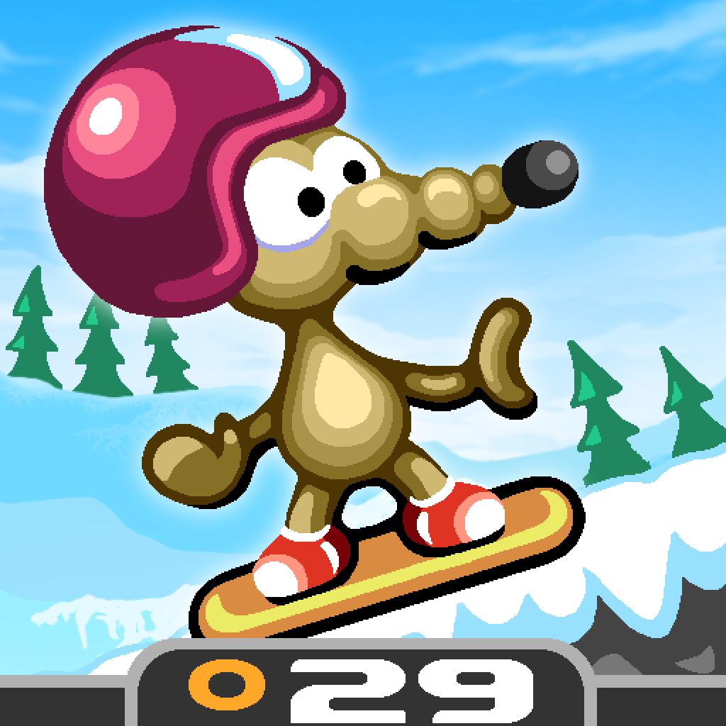 Rat On A Snowboard App Icon