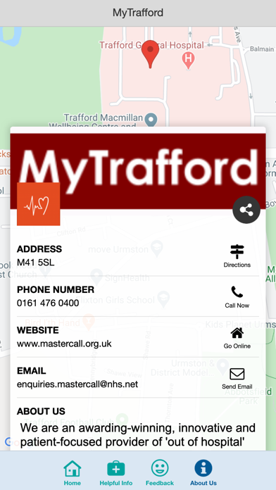 MyTrafford - Mastercall Health screenshot 4