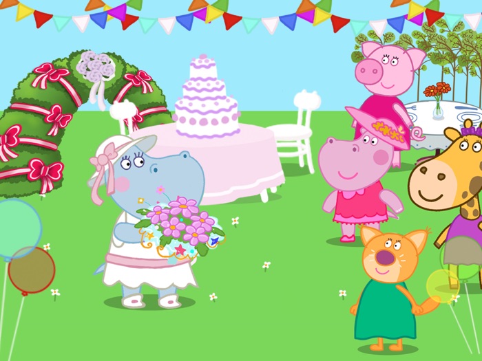 Wedding party planner game