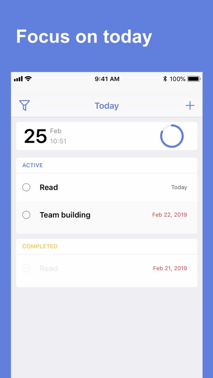 Today - Todo&Promo App