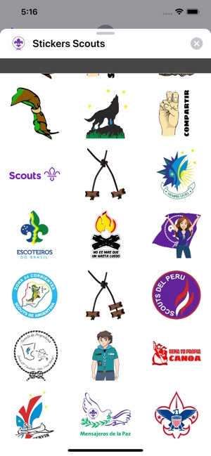 Stickers Scouts ملصقات الكشافة(圖3)-速報App