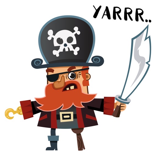 Animated Pirate Stickers iOS App