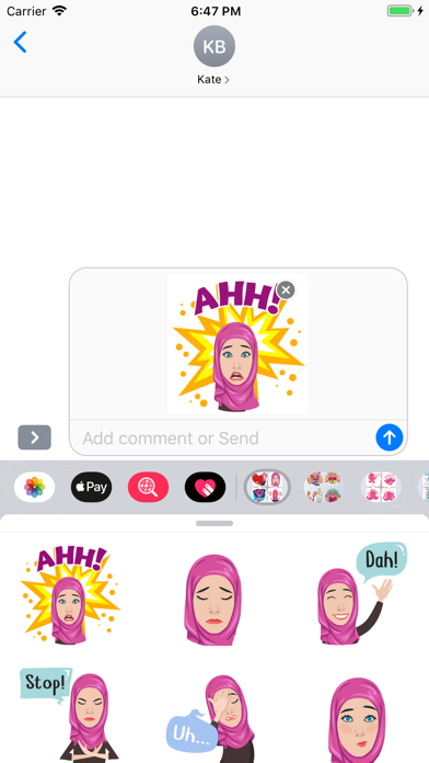 Muslimah Stickers screenshot 3