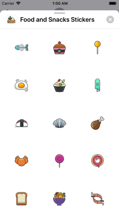Food and Snacks Stickers screenshot 2