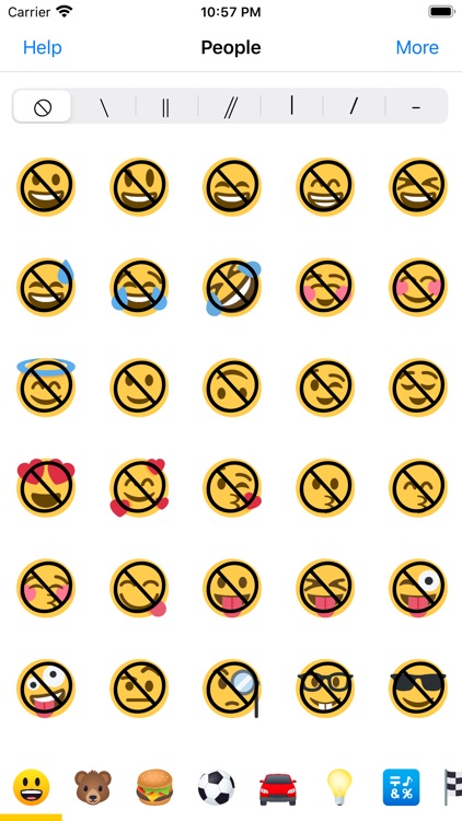 Anti Emoji - Prohibited Sign