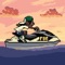 Race jetskis with Strick doing stunts and collecting nitros to beat the clock in his new iOS game Yacht Club: Wave Runna
