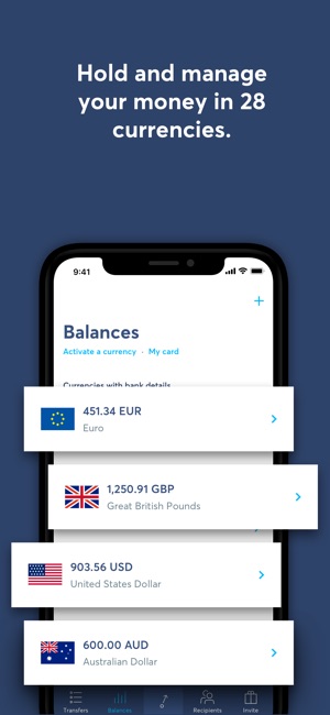 Transferwise Money Transfer On The Screenshots