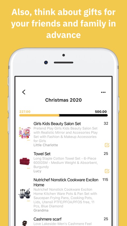 Gimme: gift list screenshot-4