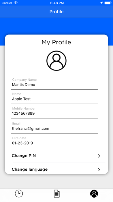 How to cancel & delete Mantis Timecards from iphone & ipad 3