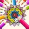 Icon Mandala Coloring Book®