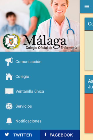 Col. de Enfermería de Málaga screenshot 2