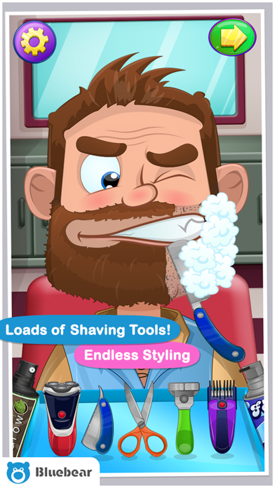 Crazy Shave - Free games Screenshot 2