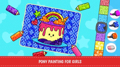 Unicorn Coloring Club Games screenshot 2