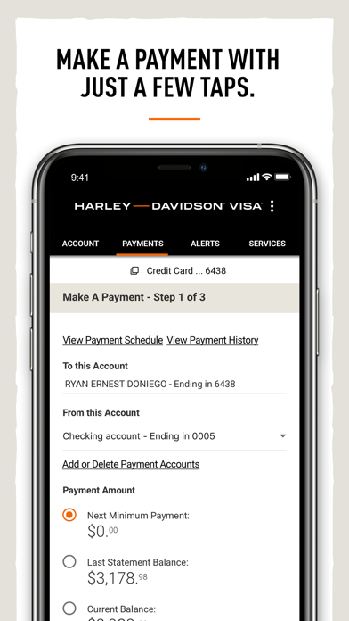 How to cancel & delete Harley-Davidson Visa from iphone & ipad 4
