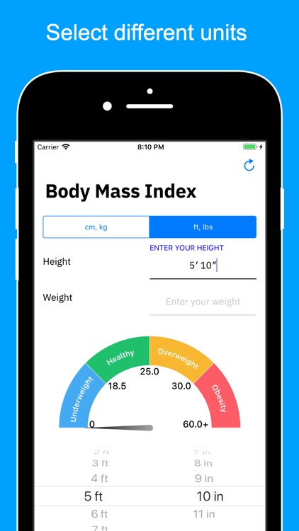 Body Mass Index (BMI) BMIApp+ screenshot-3